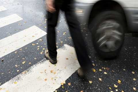 Where do pedestrians have the most accidents?