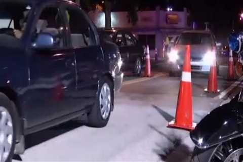 Is it legal to turn around at a dui checkpoint?