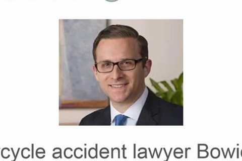 Motorcycle accident lawyer Bowie MD