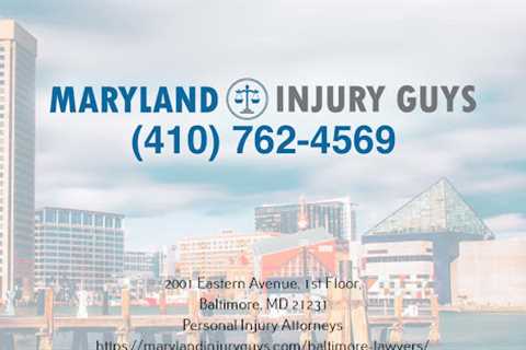 Abogado de lesiones personales Baltimore, MD - Maryland Injury Guys