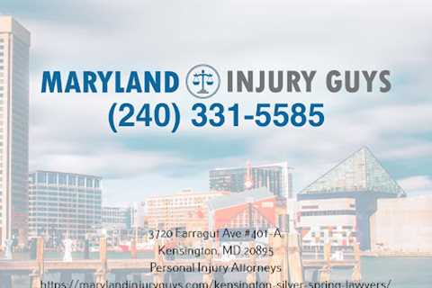 Local Work Injury Lawyer Kensington, MD - Maryland Injury Guys