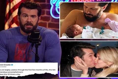 Steven Crowder demands full custody of twins, 1, despite calling dads...