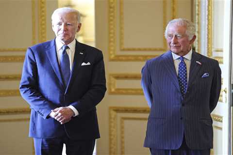 Biden is off to Windsor Castle to have tea with King Charles and promote clean energy