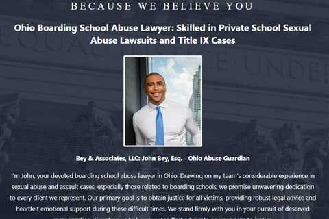 Boarding School Sexual Abuse Lawyer John Bey Cincinnati, Ohio