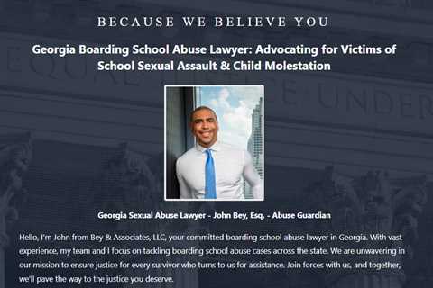 Boarding School Abuse Lawyer John Bey Atlanta, GA