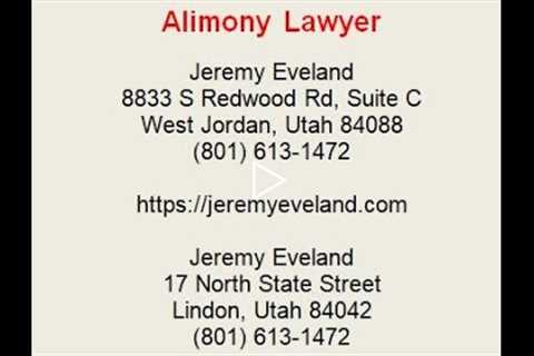 Alimony Lawyer