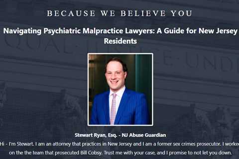 Psychiatrist Abuse Lawyer Stewart Ryan New Jersey