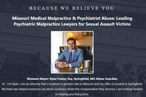 Psychiatrist Abuse Lawyer Ryan Frazier Missouri