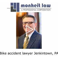 Bike accident lawyer Jenkintown, PA - Monheit Law