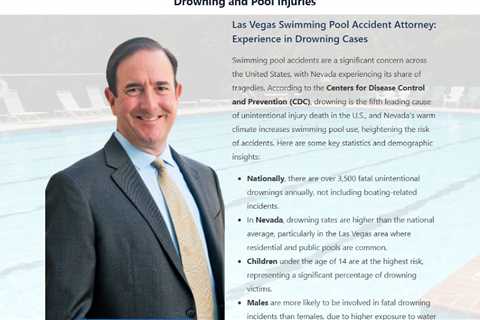 Pool drowning lawyer Nevada - Michael Haggard