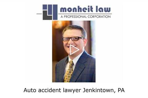 Auto accident lawyer Jenkintown, PA - Monheit Law
