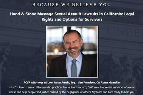 Hand and Stone Abuse Lawyer CA · Thursday, Aug 7 📸