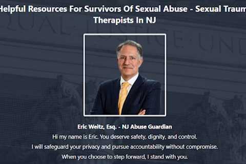 Sexual Trauma Lawyer NJ Eric Weitz · Wednesday, Oct 8 📸