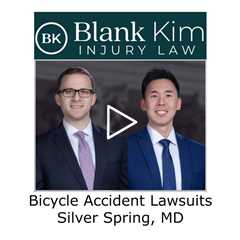 Bicycle Accident Lawsuits Silver Spring, MD - Blank Kim Injury Law