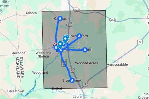 Pedestrian accident lawsuits Seaford, DE - Google My Maps