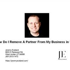 How Do I Remove A Partner From My Business in Utah