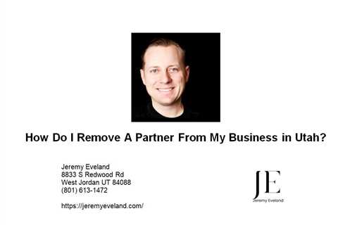 How Do I Remove A Partner From My Business in Utah